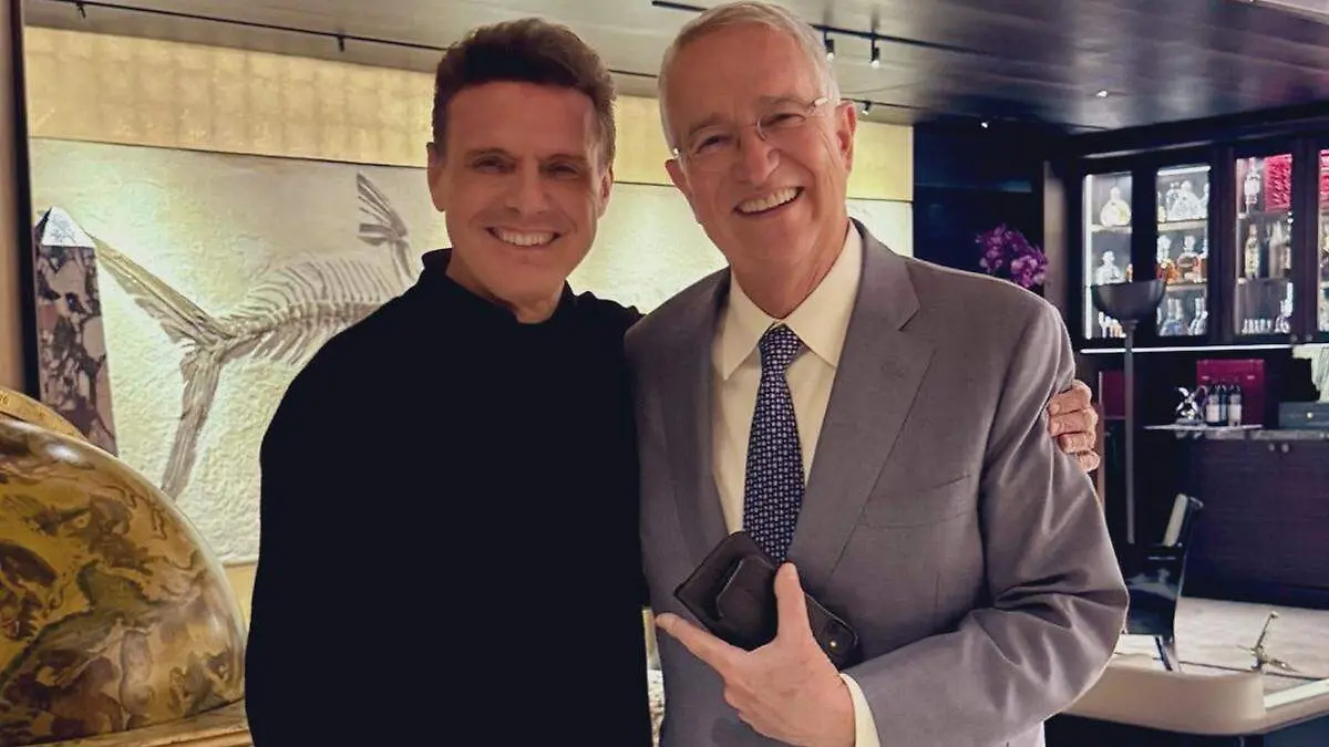 Luis Miguel y Ricardo Salinas